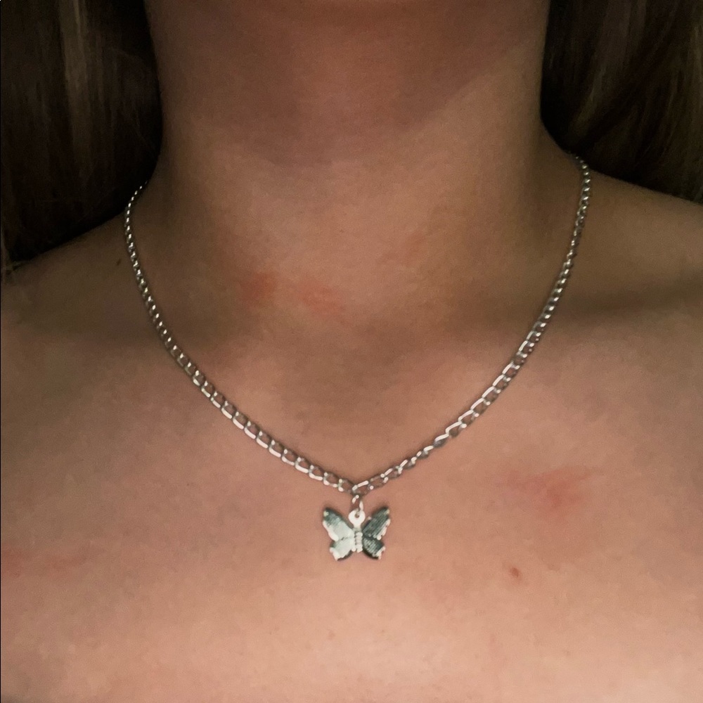 Single Butterfly Necklace